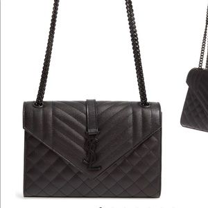 Bag insert for YSL medium triquilt envelope